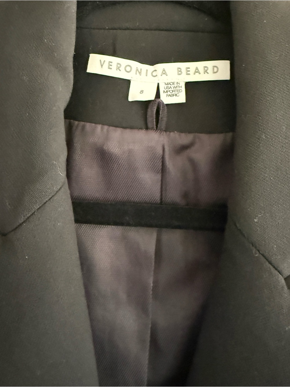 Veronica Beard Black Miller Dickey Jacket with Silver Buttons - Picture 10 of 11